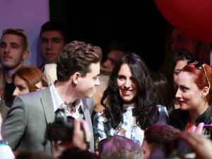 09-04-2016 SHOWBIZZ; DOUWE BOB TIJDENS PERSPRESENTATIE VAN EUROVISION IN HET VONDELPARK. 24 Landen-Deelnemers waren aanwezig en zouden in de Melkweg een concert geven.
foto: Albert den Iseger 