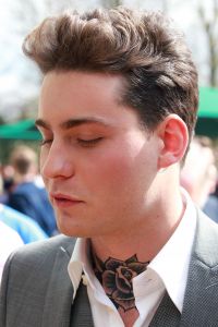 09-04-2016 SHOWBIZZ; DOUWE BOB TIJDENS PERSPRESENTATIE VAN EUROVISION IN HET VONDELPARK. 24 Landen-Deelnemers waren aanwezig en zouden in de Melkweg een concert geven.
foto: Albert den Iseger 