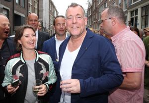 19-06-2015 SHOWBIZZ; RON BLAUW OPENT ZIJN GASTOBAR IN AMSTERDAM.
foto: Albert den Iseger