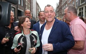 19-06-2015 SHOWBIZZ; RON BLAUW OPENT ZIJN GASTOBAR IN AMSTERDAM.
foto: Albert den Iseger