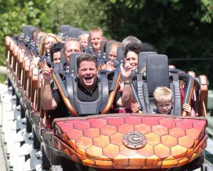 09-08-2015 SHOWBIZZ; WOLTER KROES UNDER CONTROL IN EFTELING.
foto: Albert den Iseger