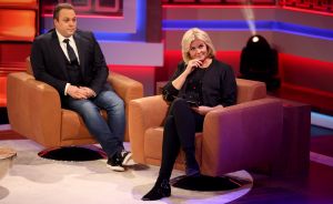 11-02-2017 SHOWBIZZ; FRANS BAUER IN BED MET IRENE MOORS.Voor de laatste aflevering van het TV programma IN BED MET IRENE was Frans Bauer uitgenodigd. Een en al gezelligheid en lol en meer dan 100.000 extra kijkers voor dit mooie programma.
Hopelijk komt het volgend jaar weer terug op de TV.
foto: Albert den Iseger