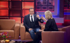 11-02-2017 SHOWBIZZ; FRANS BAUER IN BED MET IRENE MOORS.Voor de laatste aflevering van het TV programma IN BED MET IRENE was Frans Bauer uitgenodigd. Een en al gezelligheid en lol en meer dan 100.000 extra kijkers voor dit mooie programma.
Hopelijk komt het volgend jaar weer terug op de TV.
foto: Albert den Iseger