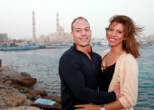 16-02-2017 SHOWBIZ; YURI VAN GELDER VERTELD NU ECHT ALLES. Yuri en zijn vriendin Katarina waren op vakantie in Egypte. Albert den Iseger en Frank Waals zochten hun op in bloedheet Hurghada. 
foto: Albert den Iseger