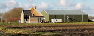 22-02-2018 SHOWBIZZ; TOM GROOT EN PARTNER MARIEKE KUNNEN BIJNA GAAN VERHUIZEN. Hun nieuwbouw huis vlakbij hun bollen bedrijf is bijna klaar en het openhaard hout ligt klaar om de sfeer te bepalen in het met riet dekte huis.
foto: Albert den Iseger