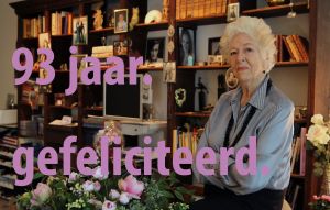 26-01-2015 SHOWBIZZ; ELLEN VOGEL VANDAAG 93 JAAR.
foto: Albert den Iseger