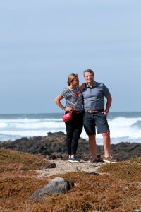 18-01-2018 SHOWBIZZ; LEONTIEN EN MICHAEL ZIJLAARD VAN MOORSEL HEERLIJK GENIETEN OP FUERTEVENTURA.Op uitnodiging van weekblad PRIVE genoten Leontien en Michael heerlijk op Fuerteventura van elkaar en van hun gezelschap.
foto: Albert den Iseger