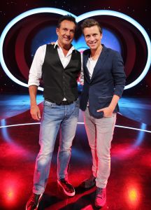 30-06-2015 SHOWBIZZ; K3 ZOEKT NIEUWE K3. Josje Huisman, Kristel Verbeke,Karen Damen en opperbaas Gert Verhulst zoeken een nieuwe K3. Het wordt een nieuw SBS programma met Gerard Joling en Niels Destadsbader.
foto: Albert den Iseger