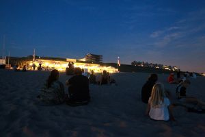 27-07-2018 NIEUWS; EGMOND AAN ZEE EN DE LANGSTE MAANSVERDUISTERING VAN DE EEUW.De maan kleurt bloedrood door een totale maansverduistering. De rode kleur wordt veroorzaakt door zonlicht wat langs de aarde schijnt.
foto: Albert den Iseger