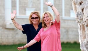 04-07-2018 SHOWBIZZ; WIJ GINGEN OP VAKANTIE MET INGE-LORETTA EN MIRYANNA
NAAR CYPRUS. 
foto: Albert den Iseger