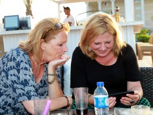 04-07-2018 SHOWBIZZ; WIJ GINGEN OP VAKANTIE MET INGE-LORETTA EN MIRYANNA
NAAR CYPRUS. 
foto: Albert den Iseger