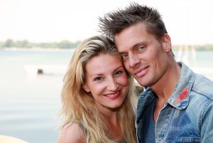 12-06-2015 SHOWBIZZ; WINSTON EN DENISE POST VERLIEFD OP HUN DOCHTER RIVER MAE.
foto: Albert den Iseger