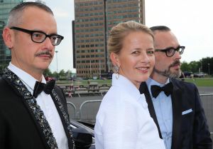 04-06-2016 SHOWBIZZ; MABEL WISSE SMIT EN VICTOR EN ROLF BIJ AMSTERDAM DINER.
foto: Albert den Iseger