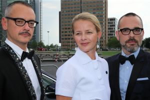 04-06-2016 SHOWBIZZ; MABEL WISSE SMIT EN VICTOR EN ROLF BIJ AMSTERDAM DINER.
foto: Albert den Iseger