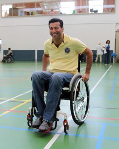 03-06-2020 SHOWBIZZ; MARC DE HOND 42 JAAR  OVERLEDEN. Theatermaker, rolstoelsporter en voormalig internetondernemer Marc de Hond is woensdag op 42-jarige leeftijd overleden. De Hond stierf aan de gevolgen van kanker. Hij wordt donderdag in besloten kring begraven, laat een woordvoerder namens de familie weten.
Foto: Albert den Iseger