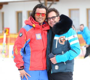 15-03-2017 SHOWBIZZ; TOPPERS MAKEN PLEZIER IN OOSTENRIJK. Gerard Joling-Rene Froger en Jeroen van der Boom waren aan het dollen in de sneeuw. De TOPPERS waren weer op hun best in het Oostenrijkse SEEFELD.
foto: Albert den Iseger