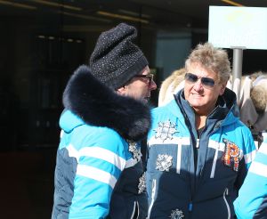 15-03-2017 SHOWBIZZ; TOPPERS MAKEN PLEZIER IN OOSTENRIJK. Gerard Joling-Rene Froger en Jeroen van der Boom waren aan het dollen in de sneeuw. De TOPPERS waren weer op hun best in het Oostenrijkse SEEFELD.
foto: Albert den Iseger