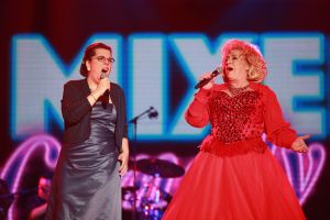 12-03-2018 SHOWBIZZ; ALL MIXED UP HET COMEDY CONCERT VAN HET JAAR 2018.
Met oa.Najib Amhali - Karin Bloemen - -Jorgen Raymann-Tineke Schouten - Gordon - Tino Martin-  Berget Lewis- Adsillia Rombley- Jan Dulles- Franmcis van Broekhuizen en Ceasar Zuiderwijk.
foto: Albert den Iseger