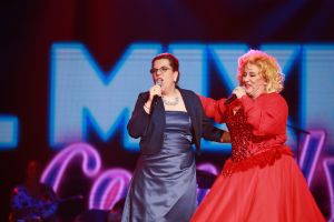 12-03-2018 SHOWBIZZ; ALL MIXED UP HET COMEDY CONCERT VAN HET JAAR 2018.
Met oa.Najib Amhali - Karin Bloemen - -Jorgen Raymann-Tineke Schouten - Gordon - Tino Martin-  Berget Lewis- Adsillia Rombley- Jan Dulles- Franmcis van Broekhuizen en Ceasar Zuiderwijk.
foto: Albert den Iseger