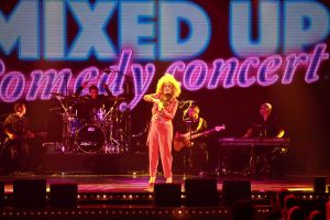 12-03-2018 SHOWBIZZ; ALL MIXED UP HET COMEDY CONCERT VAN HET JAAR 2018.
Met oa.Najib Amhali - Karin Bloemen - -Jorgen Raymann-Tineke Schouten - Gordon - Tino Martin-  Berget Lewis- Adsillia Rombley- Jan Dulles- Franmcis van Broekhuizen en Ceasar Zuiderwijk.
foto: Albert den Iseger