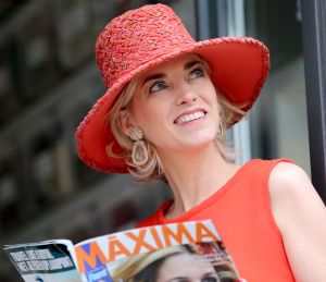 08-05-2015 SHOWBIZZ; FABIENNE DELVIGNE IS DE GEBREVETTEERDE HOFLEVERANCIER VAN KONINGIN MAXIMA. Zij maakt de mooiste hoeden en tassen voor onze MAXIMA. De nieuwe glossy MAXIMA is nu uit en daarin een uitgebreid verslag over FABIENNE en haar passie.
foto: Albert den Iseger