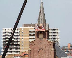 25-04-2019 NIEUWS; RESTAURATIE AAN KATHOLIEKE KERK TE EGMOND AAN ZEE.
foto: Albert den Iseger