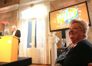 03-11-2015 SHOWBIZZ; ERICA TERPSTRA WAS GROTE BLIKVANGER OP MAX WINTERPRESENTATIE OP PELEIS SOESTDIJK. Na een lang revalidatie proces was zij terug bij al haar collega-s.
foto: Albert den Iseger
