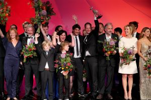 02-10-2015 SHOWBIZZ; GLUCKAUF WINT BESTE FIL OP NFF. De artfilm GLUCKAUF is vrijdagavond de grote winnaar geworden bij de uitreiking van de Gouden Kalveren op het Nederlands Filmfestival.
foto: Albert den Iseger
