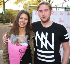 25-10-2015 SHOWBIZZ; BASTIAAN RAGAS PRESENTEERDE -ZIJ IS DE BAAS. Feestelijke premiere van de nieuwste RODE BOKSBAL productie ZIJ IS DE BAAS.
foto: Albert den Iseger