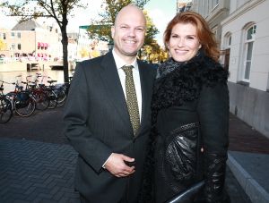 09-10-2016 SHOWBIZZ; PREMIERE VAN INDECENT PROPOSAL IN LEIDSE SCHOUWBURG. Met Matteo van der grijn-Roos van Erkel en Chris Tates. foto: Albert den Iseger