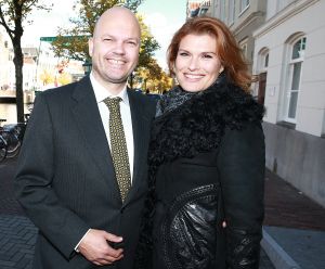 09-10-2016 SHOWBIZZ; PREMIERE VAN INDECENT PROPOSAL IN LEIDSE SCHOUWBURG. Met Matteo van der grijn-Roos van Erkel en Chris Tates. foto: Albert den Iseger