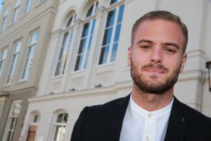 09-10-2016 SHOWBIZZ; PREMIERE VAN INDECENT PROPOSAL IN LEIDSE SCHOUWBURG. Met Matteo van der grijn-Roos van Erkel en Chris Tates. foto: Albert den Iseger