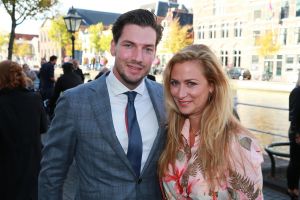 09-10-2016 SHOWBIZZ; PREMIERE VAN INDECENT PROPOSAL IN LEIDSE SCHOUWBURG. Met Matteo van der grijn-Roos van Erkel en Chris Tates. foto: Albert den Iseger