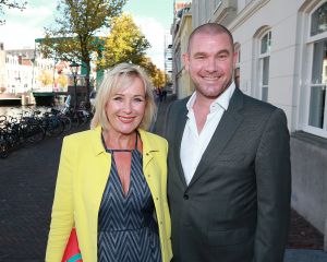 09-10-2016 SHOWBIZZ; PREMIERE VAN INDECENT PROPOSAL IN LEIDSE SCHOUWBURG. Met Matteo van der grijn-Roos van Erkel en Chris Tates. foto: Albert den Iseger