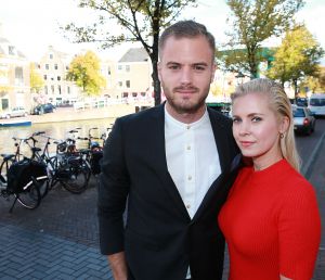 09-10-2016 SHOWBIZZ; PREMIERE VAN INDECENT PROPOSAL IN LEIDSE SCHOUWBURG. Met Matteo van der grijn-Roos van Erkel en Chris Tates. foto: Albert den Iseger