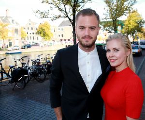 09-10-2016 SHOWBIZZ; PREMIERE VAN INDECENT PROPOSAL IN LEIDSE SCHOUWBURG. Met Matteo van der grijn-Roos van Erkel en Chris Tates. foto: Albert den Iseger