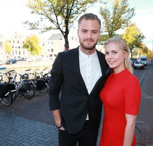 09-10-2016 SHOWBIZZ; PREMIERE VAN INDECENT PROPOSAL IN LEIDSE SCHOUWBURG. Met Matteo van der grijn-Roos van Erkel en Chris Tates. foto: Albert den Iseger