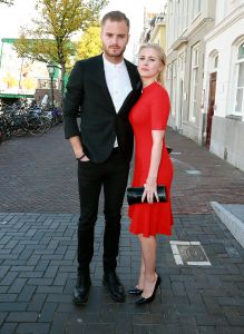 09-10-2016 SHOWBIZZ; PREMIERE VAN INDECENT PROPOSAL IN LEIDSE SCHOUWBURG. Met Matteo van der grijn-Roos van Erkel en Chris Tates. foto: Albert den Iseger