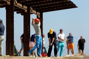 01-09-2016 SPORT; ARUBA PRO-AM GOLF TOURNAMENT 2016. In samenwerking met TIERRA DEL SOL te Aruba organiseerde ARUBA TOURIST AUTHORITY het Aruba Pro Am Golf Toernooi. Enkele BN ers deden hier ook aan mee. Nederland viel echter niet in de prijzen.Ook werd de HANDICART gepresenteerd door Mark en Frans Tempelman.
Hierover later een aparte fotoreportage. 
foto: Albert den Iseger