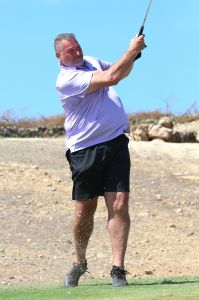 01-09-2016 SPORT; ARUBA PRO-AM GOLF TOURNAMENT 2016. In samenwerking met TIERRA DEL SOL te Aruba organiseerde ARUBA TOURIST AUTHORITY het Aruba Pro Am Golf Toernooi. Enkele BN ers deden hier ook aan mee. Nederland viel echter niet in de prijzen.Ook werd de HANDICART gepresenteerd door Mark en Frans Tempelman. Hierover later een aparte fotoreportage.  foto: Albert den Iseger